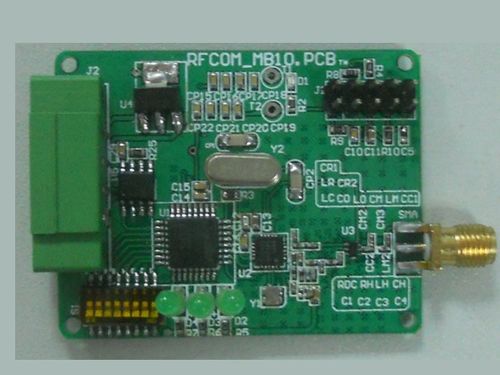RF无线通信Si4432透传模块设计,附原理图 PCB源文件